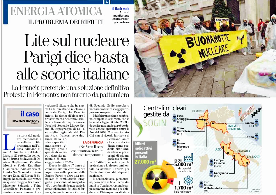 la stampa no nuke